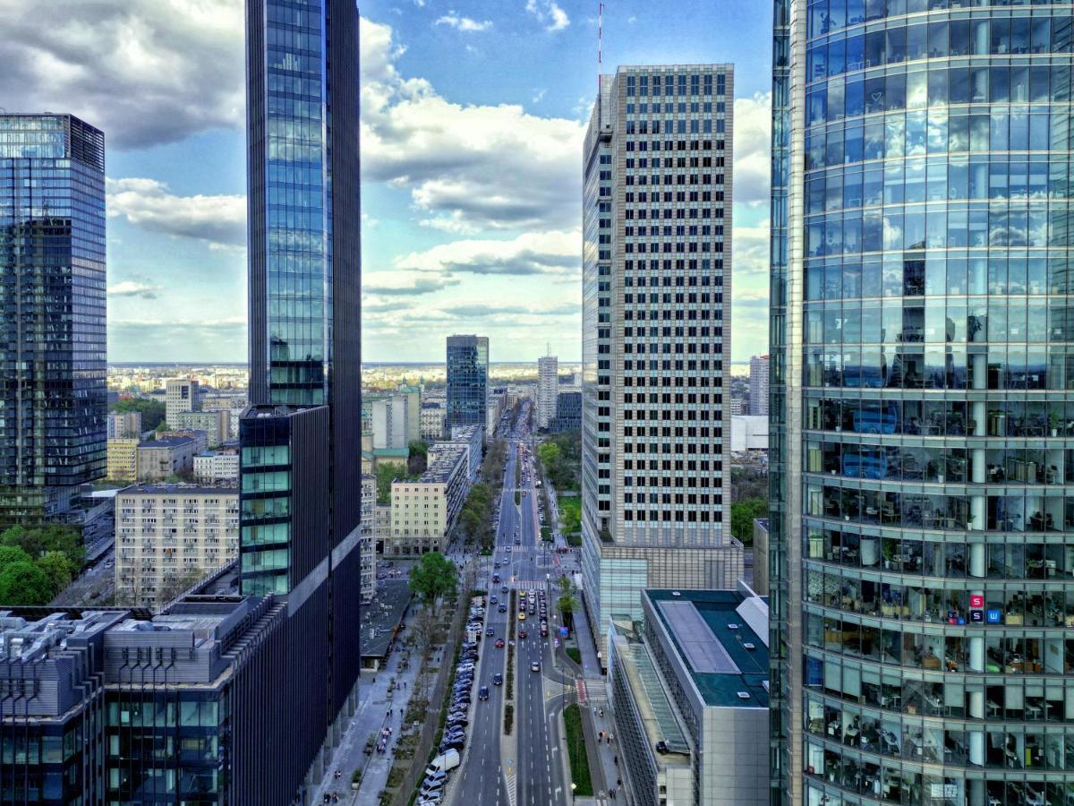 Apartament Rondo Onz Warschau Buitenkant foto